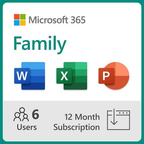 Microsoft 365 Family - 1 Year - TrustedTech
