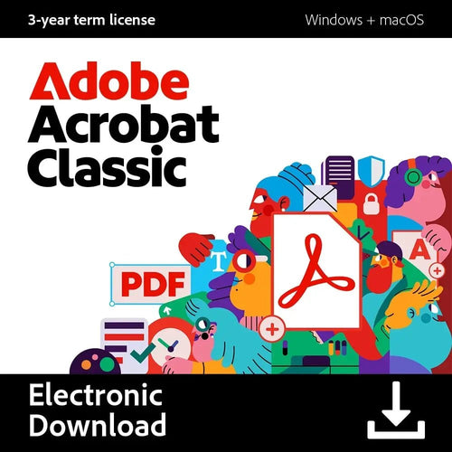 Adobe Acrobat Classic Digital Download (3 - Year License) - TrustedTech