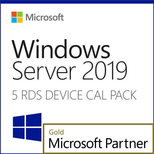 Microsoft Windows Server 2019 Remote Desktop - 5 Device CAL - TrustedTech
