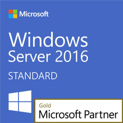 Windows Server 2016 Standard - 16 Core + 10 CALs - TrustedTech