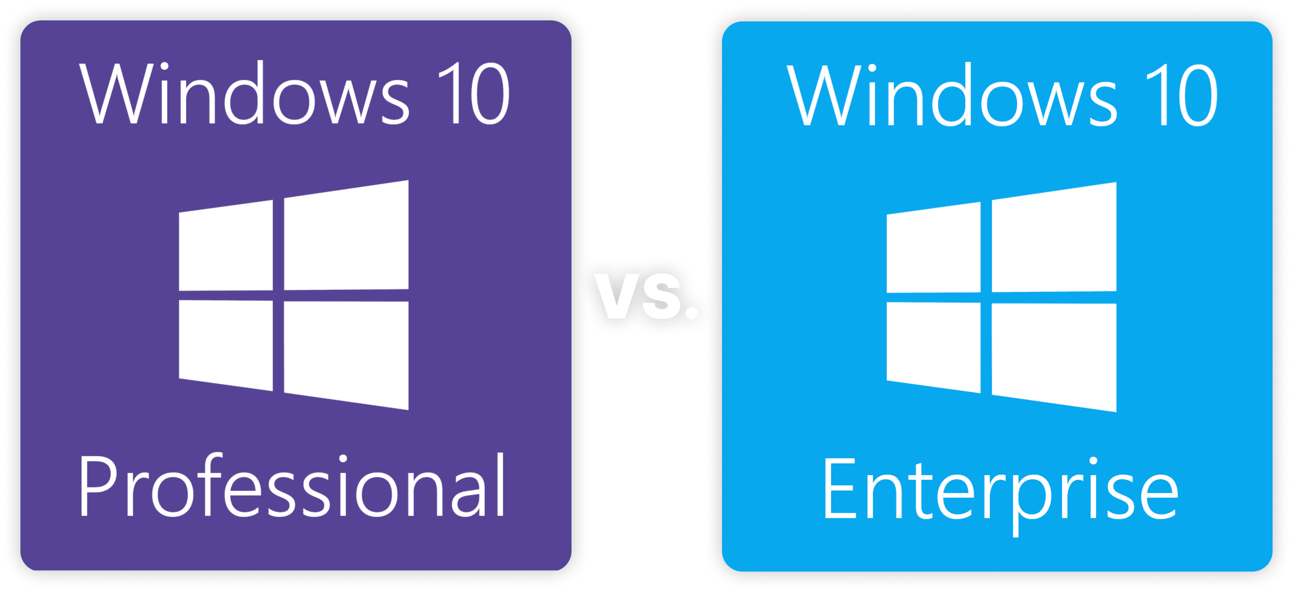 Windows 10 Pro vs. Enterprise