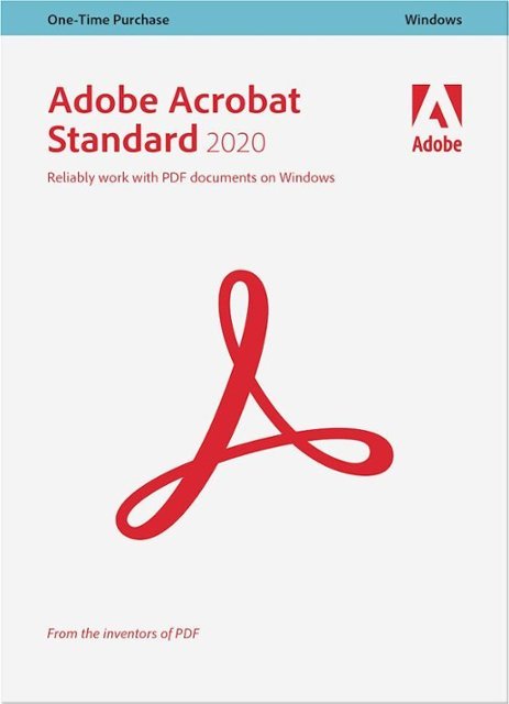 Adobe Acrobat Standard 2020 for Windows (non - subscription) - TrustedTech