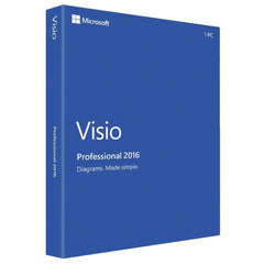 Microsoft Visio Professional 2016 - Instant License - TrustedTech