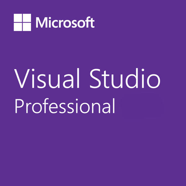 Microsoft Visual Studio - Professional License w/ MSDN + SA